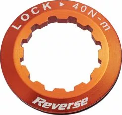 Reverse Lock Ring Kassetten Abschlußring Orange