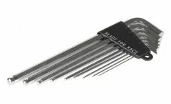 RFR Innensechskant-Schlüssel-Set Silber/schwarz