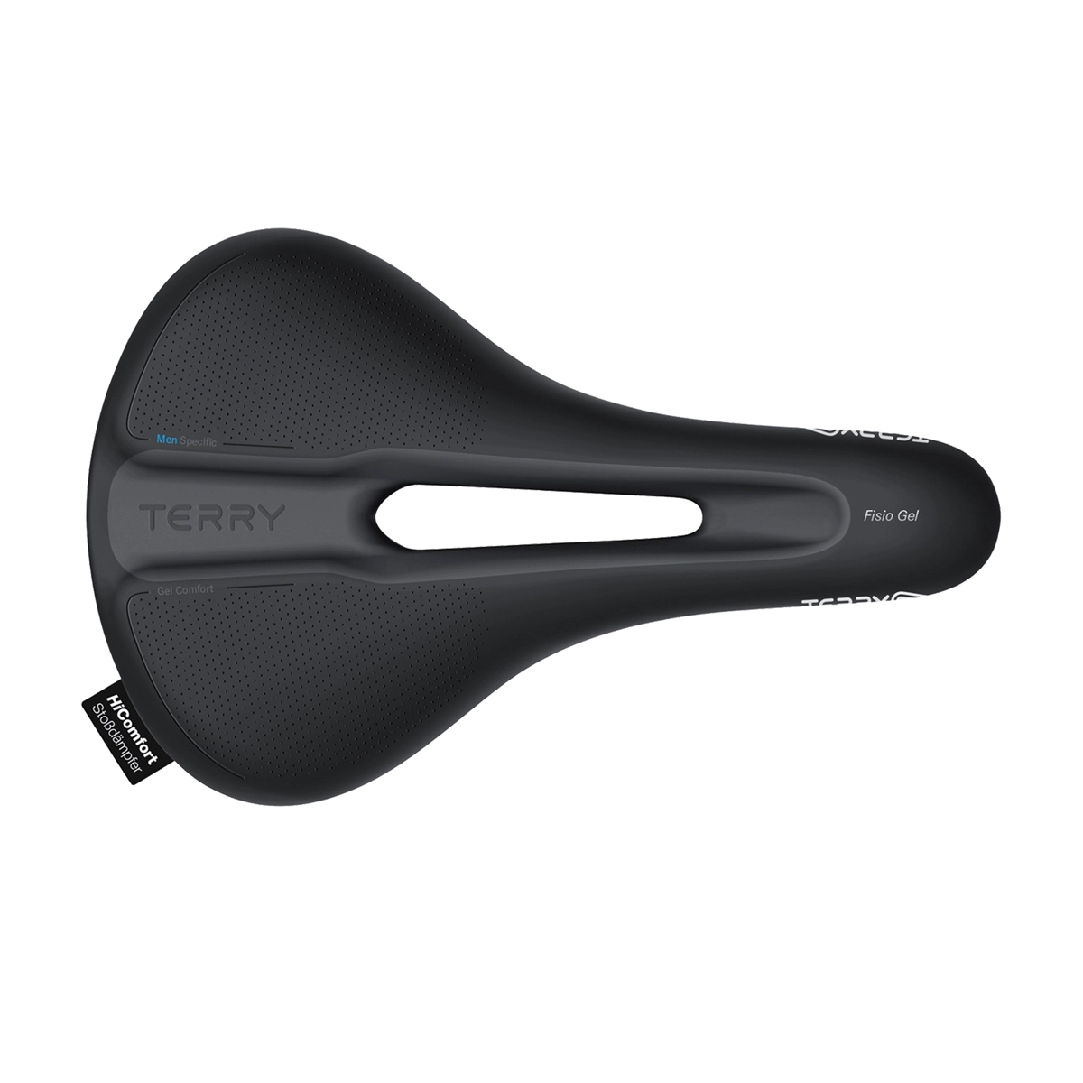 Terry Fisio Flex Gel Max Men Comfort Herren Trekking Fahrrad Sattel Schwarz 4 Terry Fisio Flex Gel Max Men Comfort Herren Trekking Fahrrad Sattel Schwarz – Bild 2