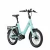 QIO Eins P-R Rohloff 20'' Pedelec E-Bike Compact Fahrrad Mint Grün 2023