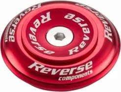 Reverse Twister Top Cup Headset Steuersatz (oben) 1 1/8 Semi Integriert Rot