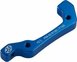 Reverse Scheibenbremsen Adapter 2in1 IS-PM 160 Hinten & Vorne 180mm Dunkel Blau