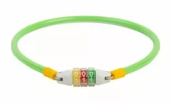 RFR Junior Fahrrad Zahlenschloss Kabelschloss Grün/gelb