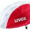 Uvex Raincap Bike Fahrrad Helm Regenhülle Überzug Rot/weiß -Fahrräder Verkäufe uvexraincapS4199500440mm