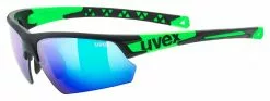 Uvex Sportstyle 224 Wechselscheiben Fahrrad Brille Schwarz/grün