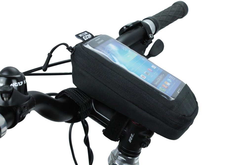 NC-17 Connect Smartphone Tasche Für Vorbau Schwarz, Klettverschluss 5 NC-17 Connect Smartphone Tasche Für Vorbau Schwarz, Klettverschluss – Bild 3