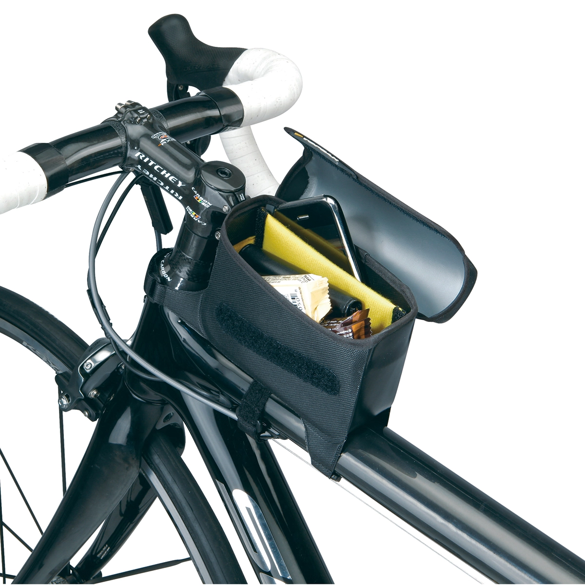 Topeak Tri DryBag Large Wasserdichte Fahrrad Oberrohrtasche Schwarz 5 Topeak Tri DryBag Large Wasserdichte Fahrrad Oberrohrtasche Schwarz – Bild 3