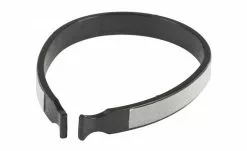 RFR Reflektor-Knieband Schwarz/silber