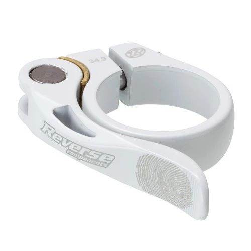 Reverse Long Life Sattelklemme Mit Schnellspanner 34.9mm Weiß 3 Reverse Long Life Sattelklemme Mit Schnellspanner 34.9mm Weiß